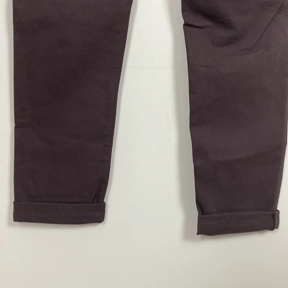 Mavi Selina Mid Rise Chino in wine twill - Picture 11 of 14